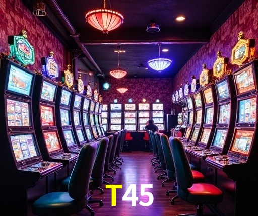 Slots com jackpots e giros grátis na T45